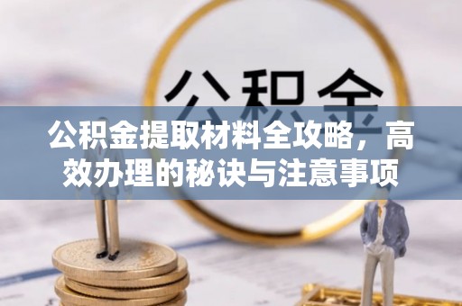 武江公积金提取材料全攻略，高效办理的秘诀与注意事项
