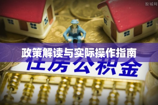 武江政策解读与实际操作指南