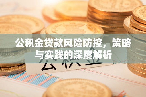 武江公积金贷款风险防控，策略与实践的深度解析