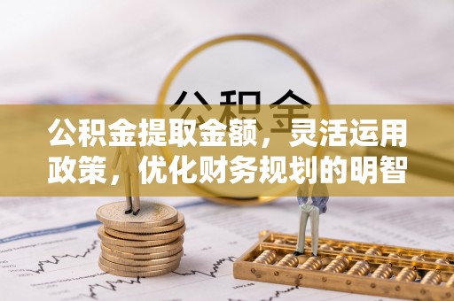 武江公积金提取金额，灵活运用政策，优化财务规划的明智选择