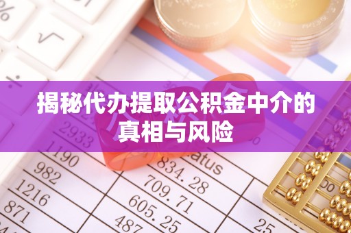 武江揭秘代办提取公积金中介的真相与风险