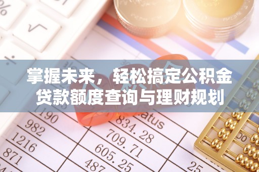 武江掌握未来，轻松搞定公积金贷款额度查询与理财规划