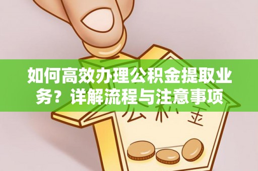 武江如何高效办理公积金提取业务？详解流程与注意事项