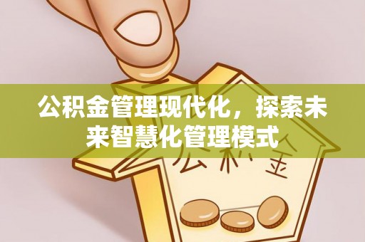 武江公积金管理现代化，探索未来智慧化管理模式