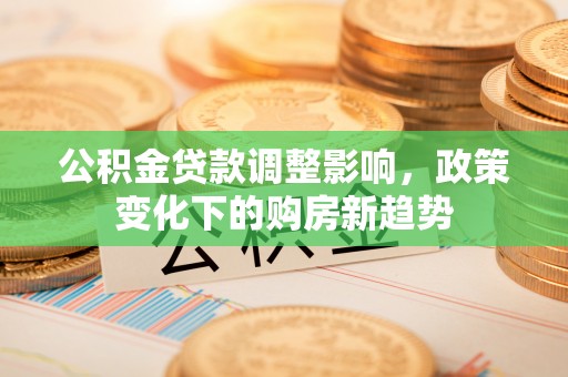 武江公积金贷款调整影响，政策变化下的购房新趋势