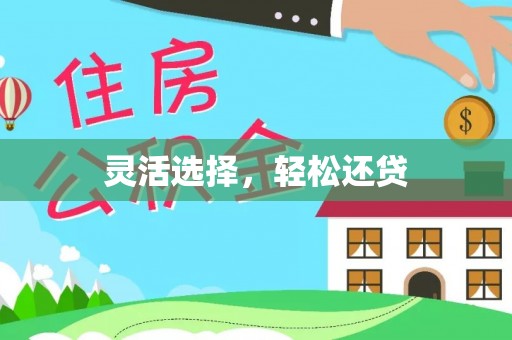 武江灵活选择，轻松还贷