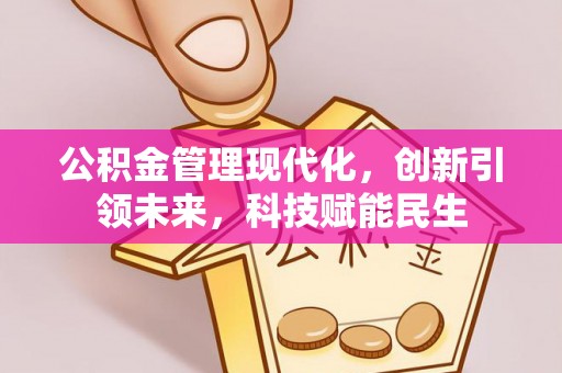 武江公积金管理现代化，创新引领未来，科技赋能民生