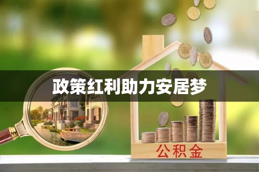 武江政策红利助力安居梦