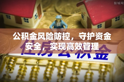 武江公积金风险防控，守护资金安全，实现高效管理