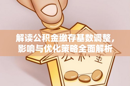 武江解读公积金缴存基数调整，影响与优化策略全面解析