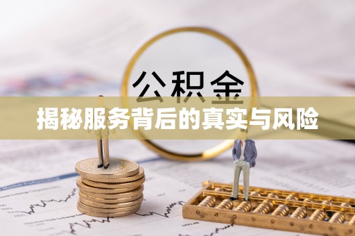 武江揭秘服务背后的真实与风险