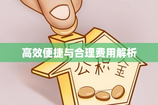 武江高效便捷与合理费用解析