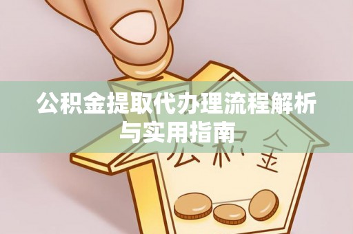 武江公积金提取代办理流程解析与实用指南