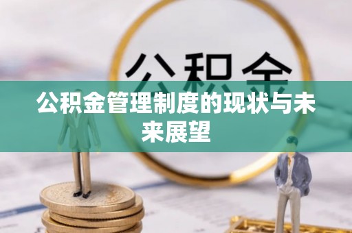 武江公积金管理制度的现状与未来展望