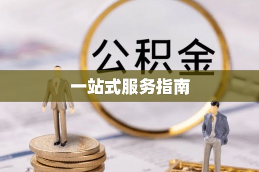 武江一站式服务指南