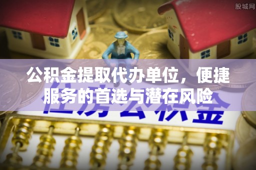 武江公积金提取代办单位，便捷服务的首选与潜在风险